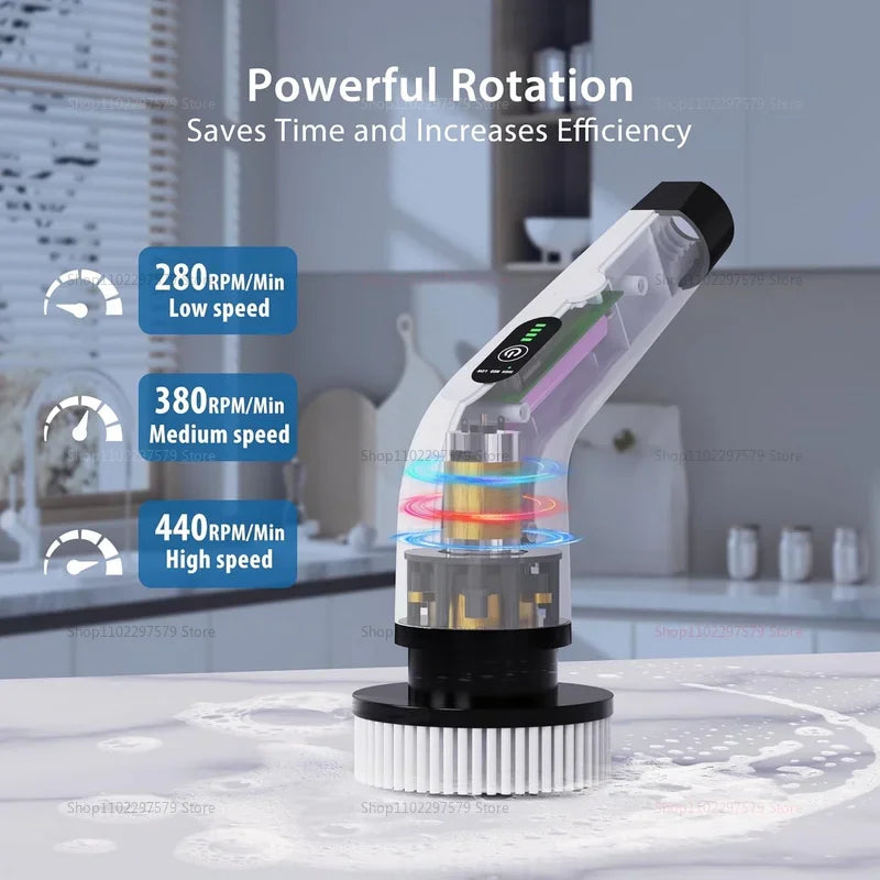 Cordless Motorized Rotary Scrubber